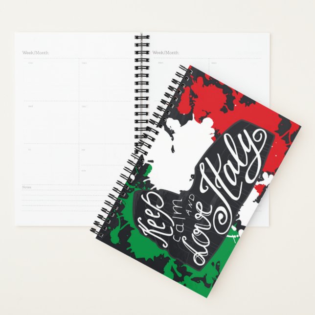 Keep Calm and Love Italy Planner (Display)