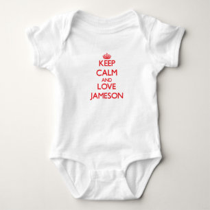 Keep Calm and Love Jameson Baby Bodysuit