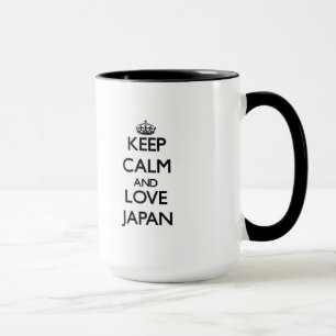 Keep Calm and Love Japan Mug