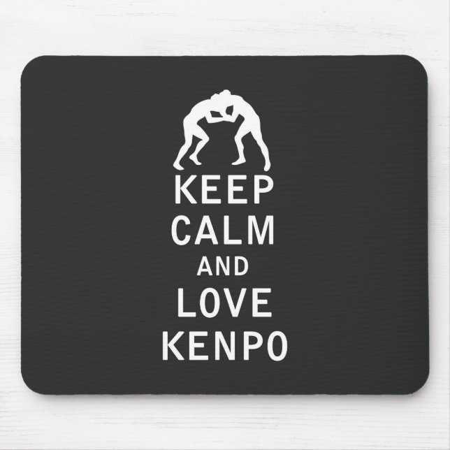Keep Calm and Love Kenpo Mouse Mat (Front)