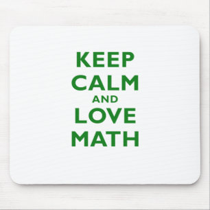 Keep Calm and Love Math Mouse Mat