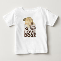 Keep Calm and Love My Big Dogs Photo Baby