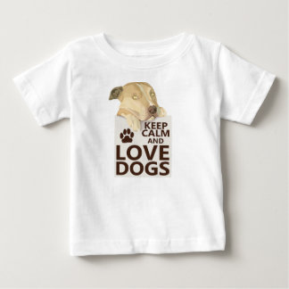 Keep Calm and Love My Big Dogs Photo Baby T-Shirt
