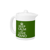 Keep Calm and Love Piano (any background colour) (Left)