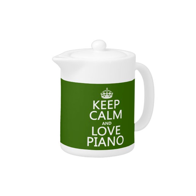 Keep Calm and Love Piano (any background colour) (Right)