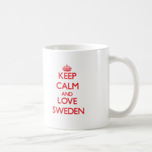 Keep Calm and Love Sweden Coffee Mug