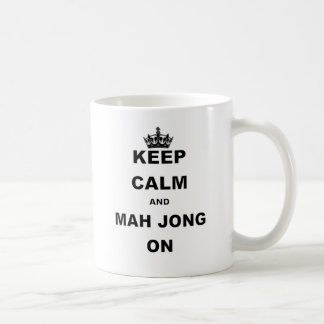 KEEP CALM AND MAH JONG ON.png Coffee Mug