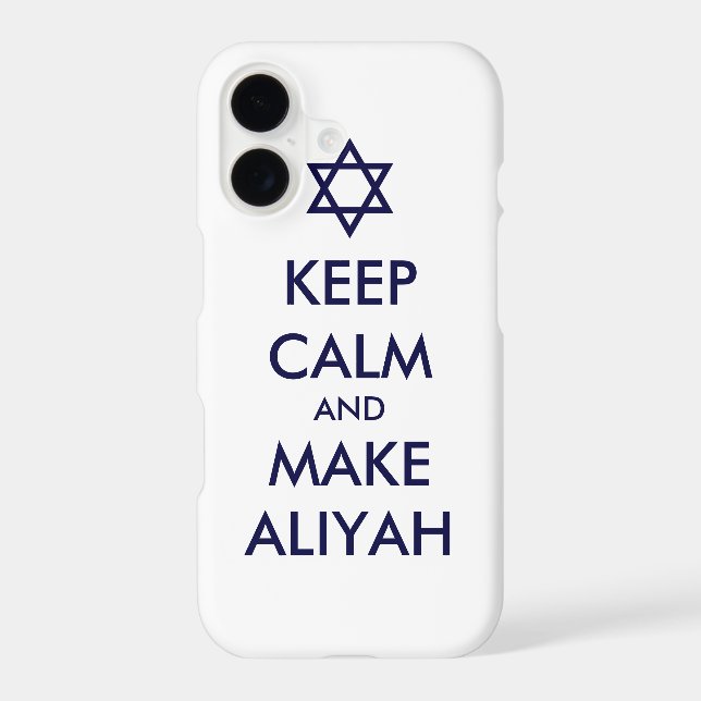 Keep Calm And Make Aliyah (Back)