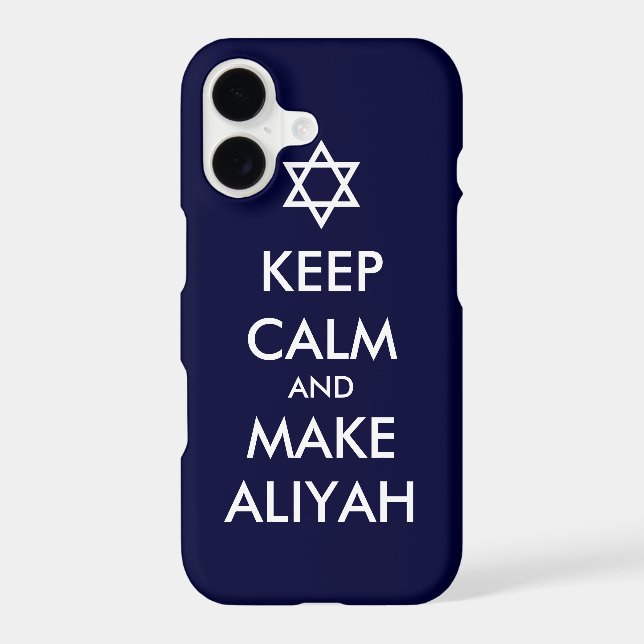 Keep Calm And Make Aliyah (Back)