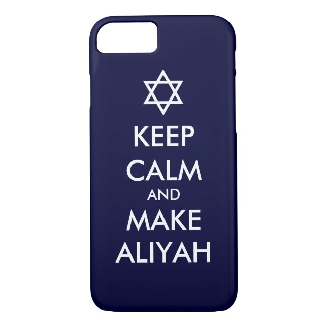 Keep Calm And Make Aliyah Case-Mate iPhone Case (Back)