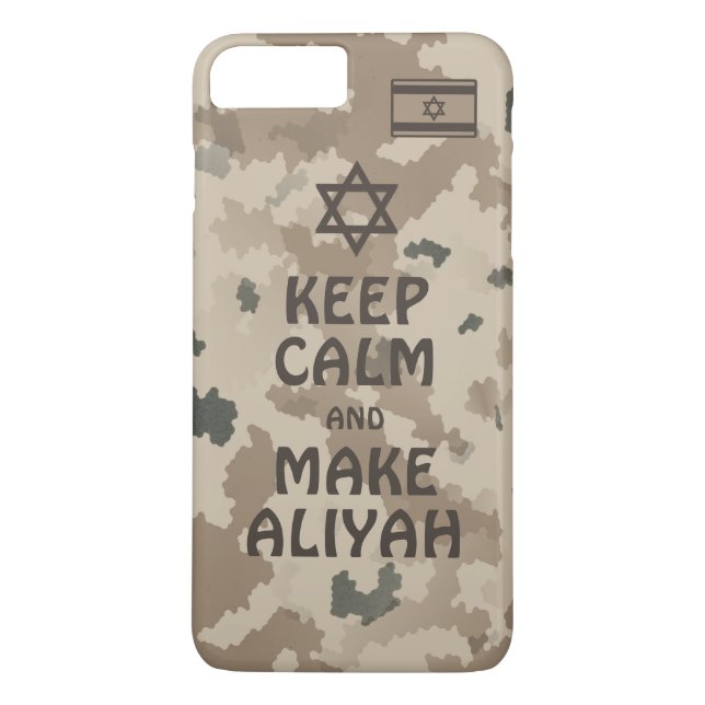 Keep Calm And Make Aliyah - Desert Case-Mate iPhone Case (Back)