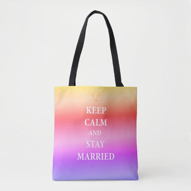 Keep calm and Married  Tote Bag (Front)