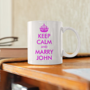 Keep Calm and Marry John Mug