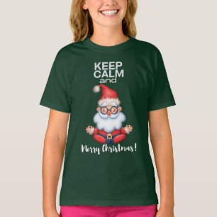 Keep Calm and Merry Christmas  T-Shirt