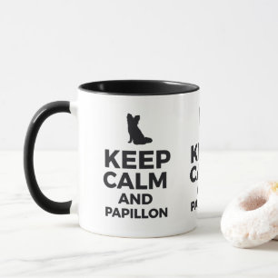 Keep Calm And Papillon Mug