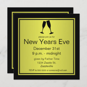 KEEP CALM AND PARTY ON, CHAMPAGNE Invitation