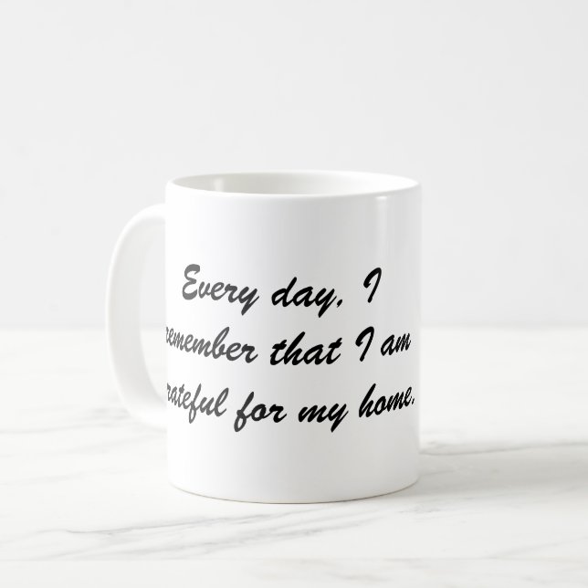 Keep Calm and Personalized Motivational Design Coffee Mug (Front Left)