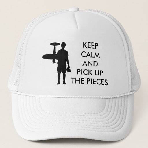 Image of Keep Calm and Pick Up The Pieces Trucker Hat