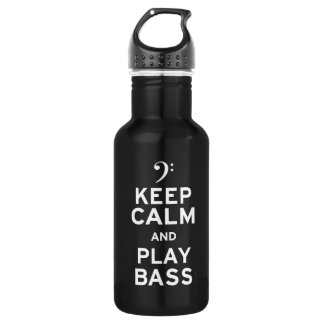 Keep Calm and Play Bass 532 Ml Water Bottle
