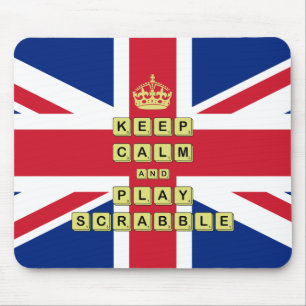Keep Calm And Play Board Games Mouse Mat
