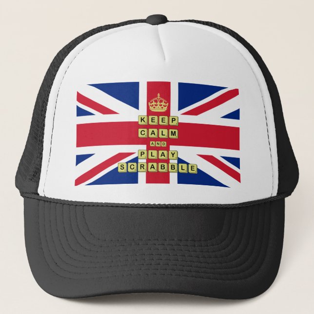 Keep Calm And Play Board Games Trucker Hat (Front)