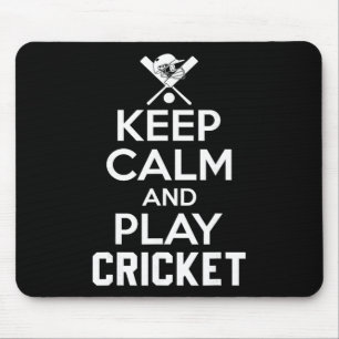Keep Calm And Play Cricket 2 Mouse Mat