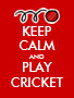 Keep calm and play cricket | Custom Poster parody - 9.10 Keep calm and play cricket | Custom Poster parody