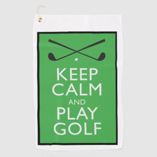 Keep Calm and Play Golf - Golf Towel