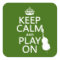 Keep Calm and Play On (cello) (any colour)