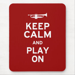 Keep Calm and Play On Mouse Mat