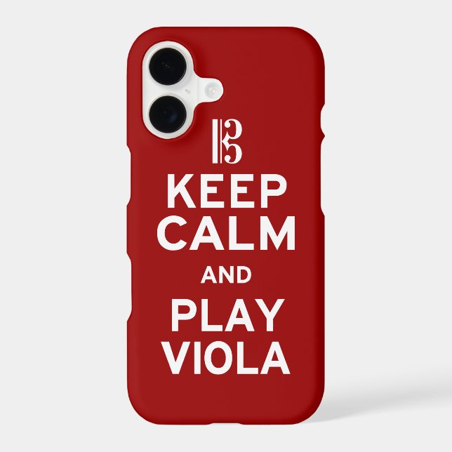 Keep Calm and Play Viola (Back)