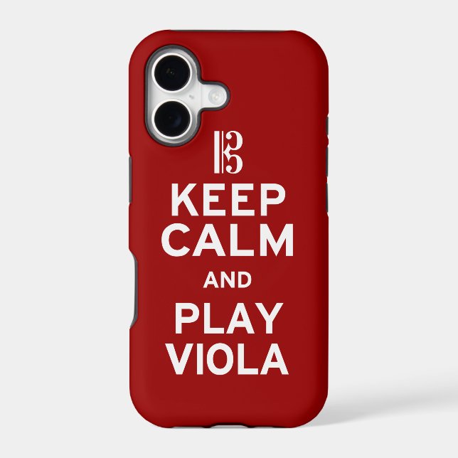 Keep Calm and Play Viola (Back)