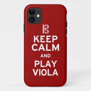 Keep Calm and Play Viola iPhone 11 Case