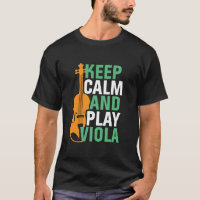 Keep Calm and Play Viola Vintage Violist