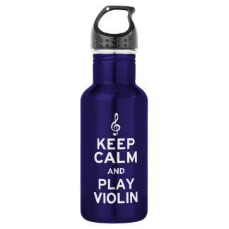 Keep Calm and Play Violin 532 Ml Water Bottle
