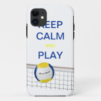 KEEP CALM AND PLAY VOLLEYBALL iPhone 5 Case