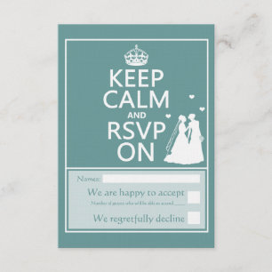 Keep Calm and Please RSVP