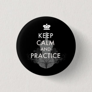 Keep Calm and Practice Your Violin Button