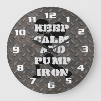 Keep Calm and Pump iron Fitness GYM