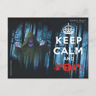 Keep Calm and Rar! Postcard