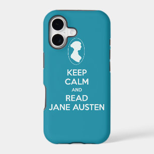 Keep Calm and Read Jane Austen cameo silhouette