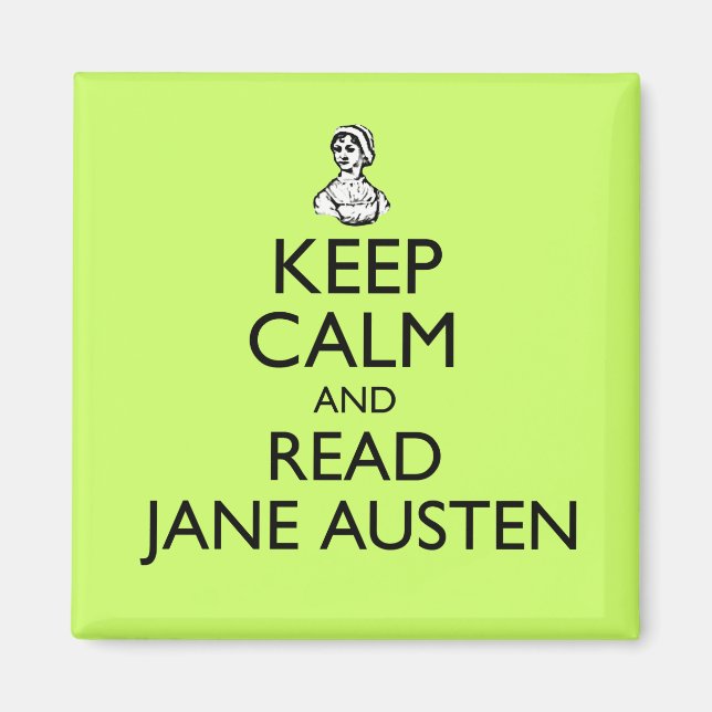 Keep Calm And Read Jane Austen Magnet (Front)