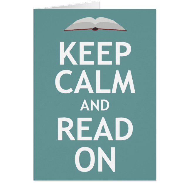 Keep Calm and Read On (Front)