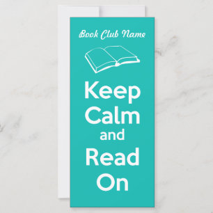 Keep Calm and Read On Book Mark