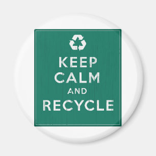 Keep Calm and Recycle Magnet