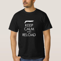 "Keep Calm and RELOAD" Shotgun T-Shirt