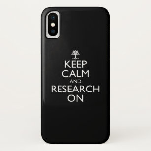 Keep Calm And Research On Genealogy Case-Mate iPhone Case
