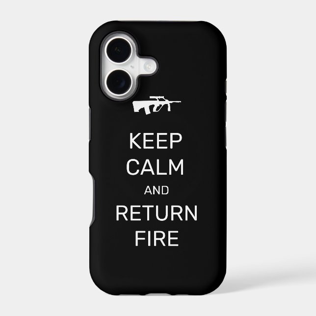 Keep Calm and Return Fire (Back)