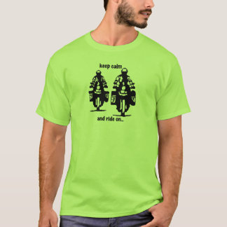 keep calm and ride on T-Shirt