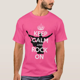 Keep Calm and Rock On Awesome Party T-Shirt